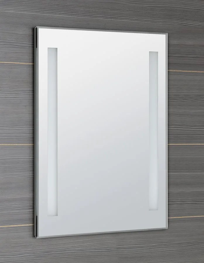 Aqualine Aqualine, LED podsvietené zrkadlo 60x80cm, gombíkový vypínač, ATH6