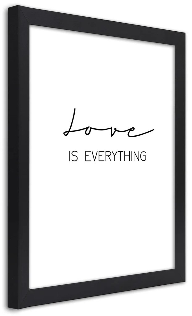 Gario Plagát Love is everything Farba rámu: Bez rámu, Rozmery: 40 x 60 cm