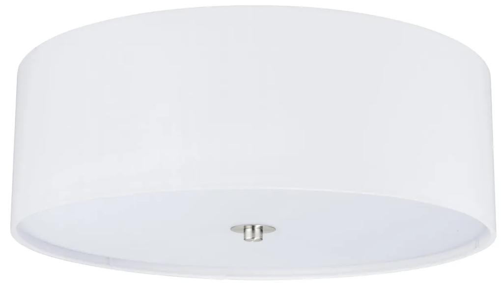 EGLO Stropné osvetlenie PASTERI, 3xE27, 60W, 47,5 cm, okrúhle, biele