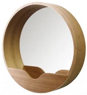 Dřevěné zrcadlo Round Wall '40 Zuiver 8100002