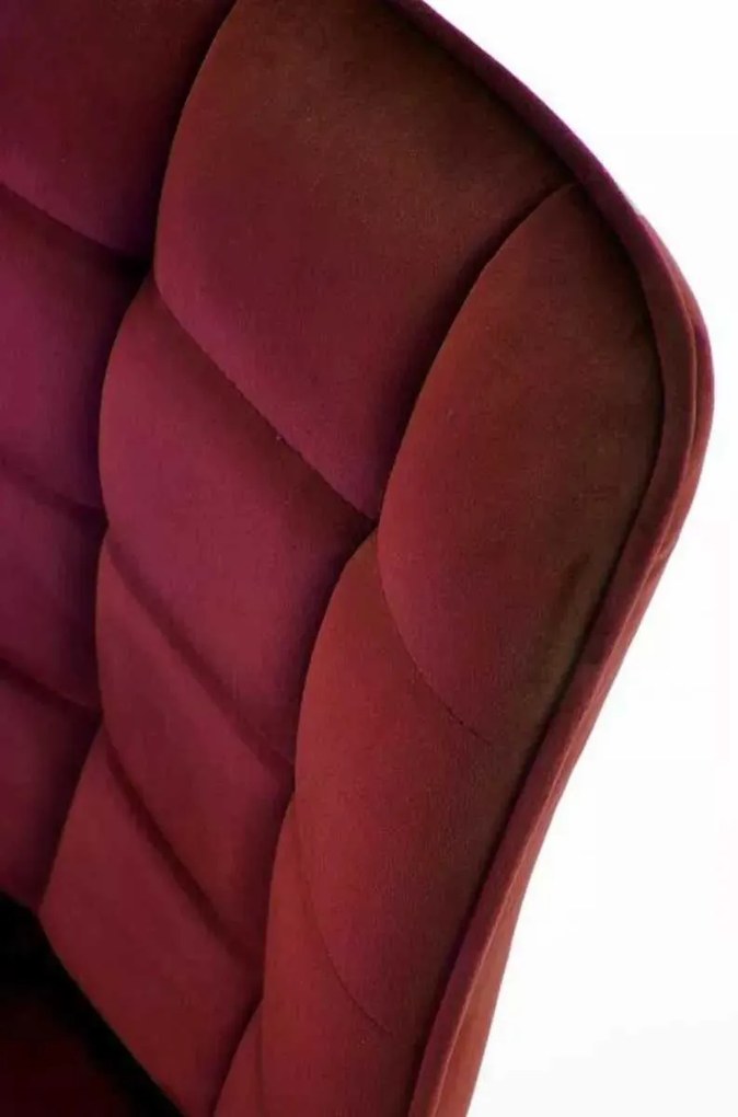 LuxuryForm DESIGN Stolička ORLEN VELUR - vínová