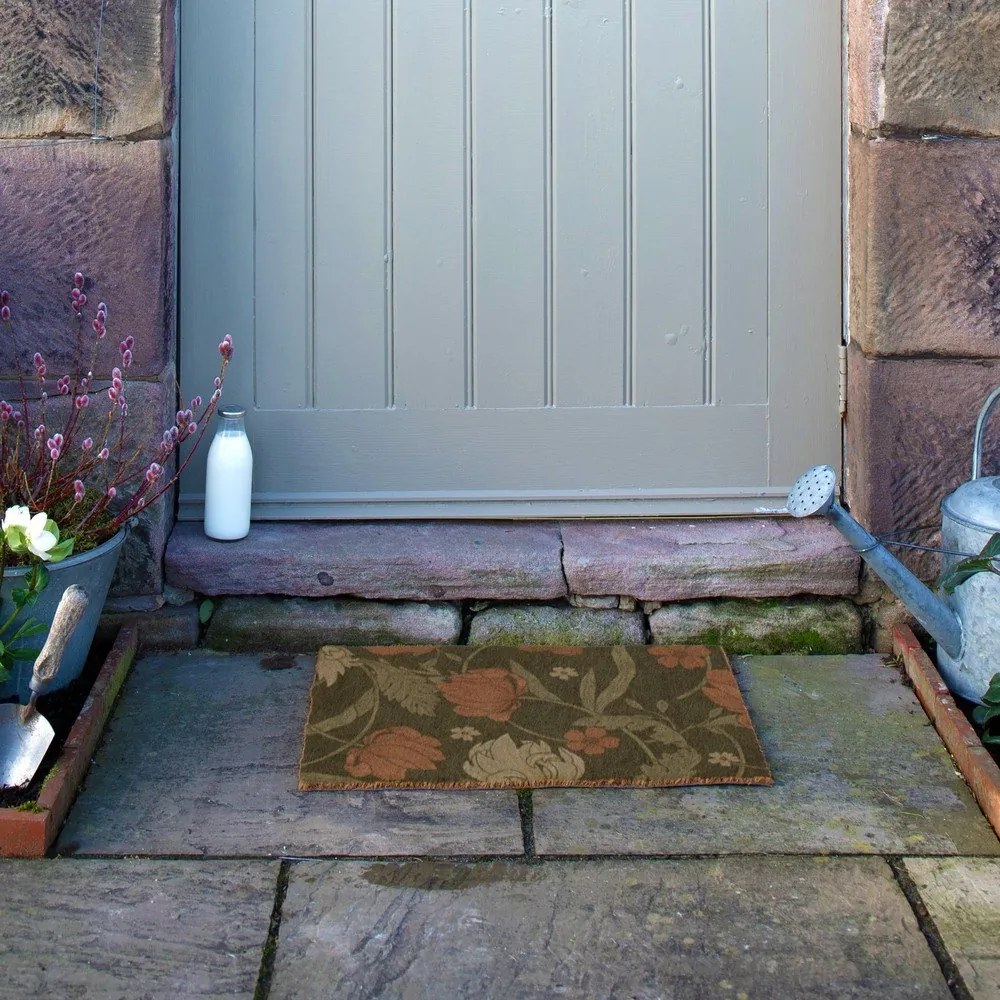 Rohožka z kokosového vlákna 40x60 cm William Morris Rose – Artsy Doormats