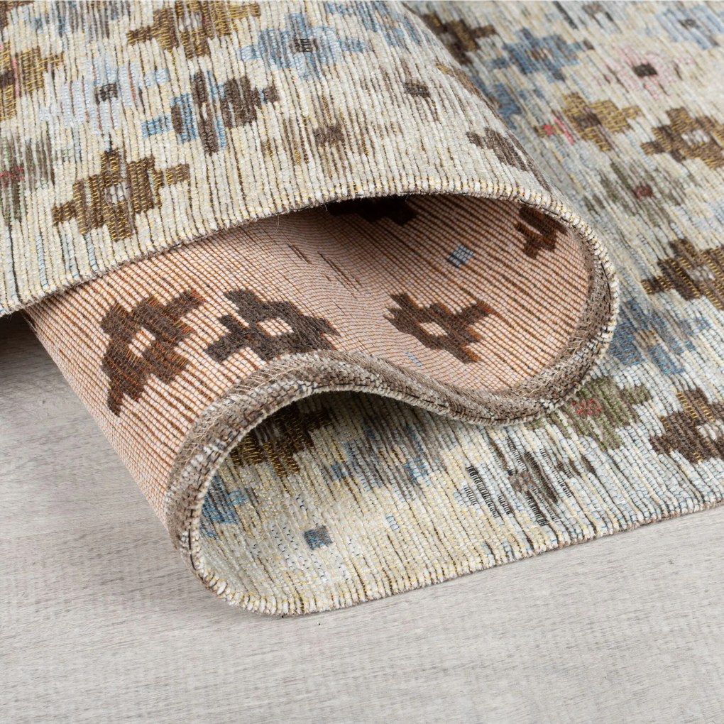 Flair Rugs, Kusový koberec Manhattan Abstract Diamond Multi Pastel, 200x290, viacfarebná, chodba / predsieň