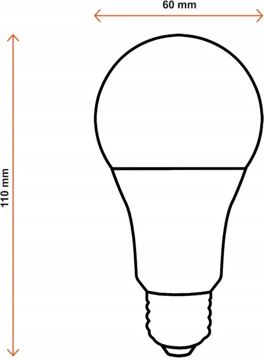 SADA 6x LED žiarovka E27 A60 12W 960lm - neutrálna biela