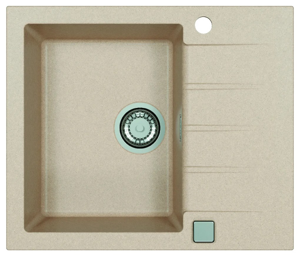 ALVEUS CZ CADIT 10 terra 22 + pop up sifon 590x500x198 mm