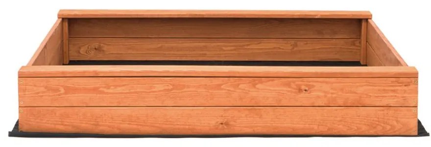 Drevené pieskovisko s lavičkami 150 cm