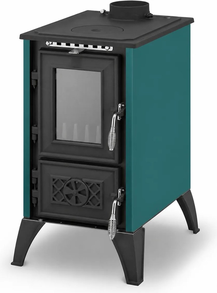 Krbové kachle 806 IGLO, 9 kW, liatina, tmavozelená (73 x 42,5 x 53,5 cm)