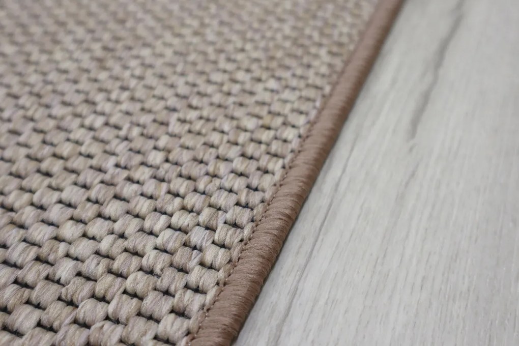 Vopi koberce Behúň na mieru Nature svetle béžový - šíre 50 cm s obšitím