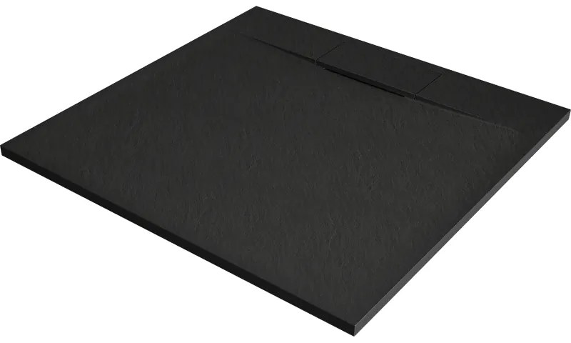 Mexen Otto, SMC štvorcová sprchová vanička 80 x 80 cm, čierna, 4N708080