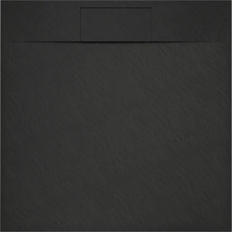 Mexen Otto, SMC štvorcová sprchová vanička 90 x 90 cm, čierna, 4N709090