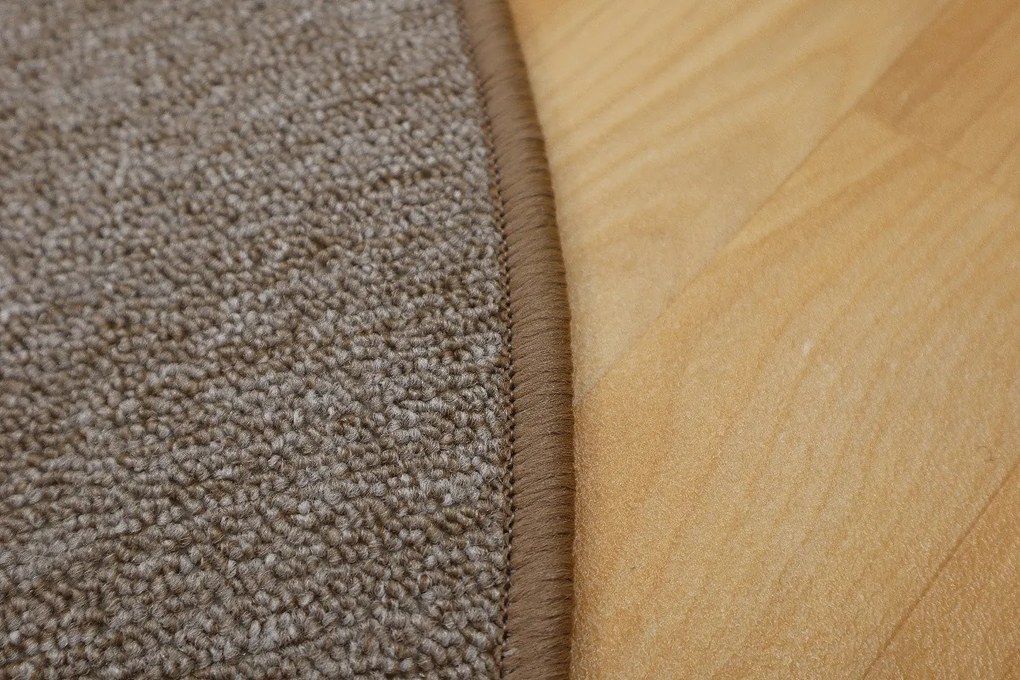 Vopi, Kusový koberec Astra béžová kruh, 67x67 (priemer) kruh, béžová, chodba / predsieň