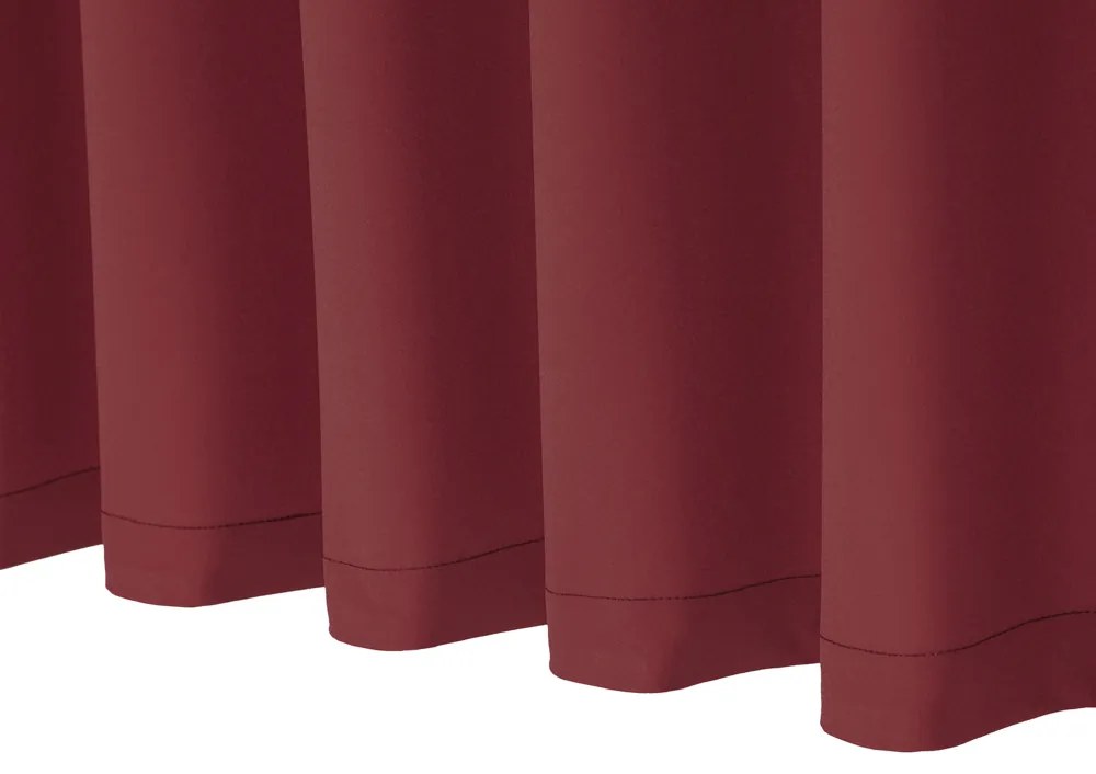 Biante Dekoračný záves Rongo RG-097 Bordó 140x210 cm