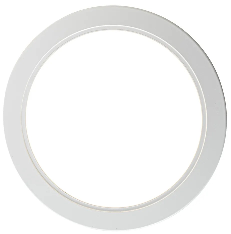 Sada 6 vstavaných bodových svetiel bielych 17 cm vrátane nastaviteľného LED Kelvina - Stephanie