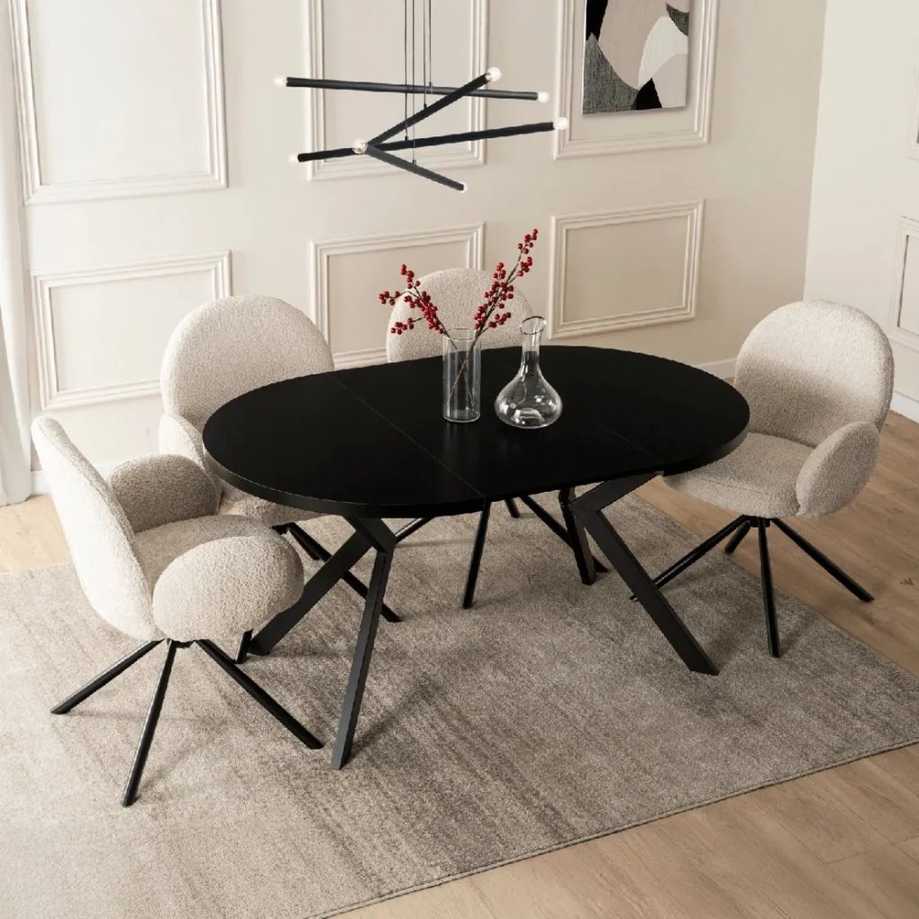 PROXIMA.store - Okrúhly stôl LUKAS FARBA: sivá