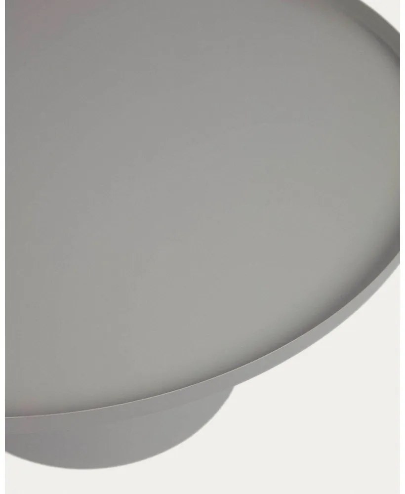 Kovový okrúhly odkladací stolík ø 72 cm Fleksa – Kave Home