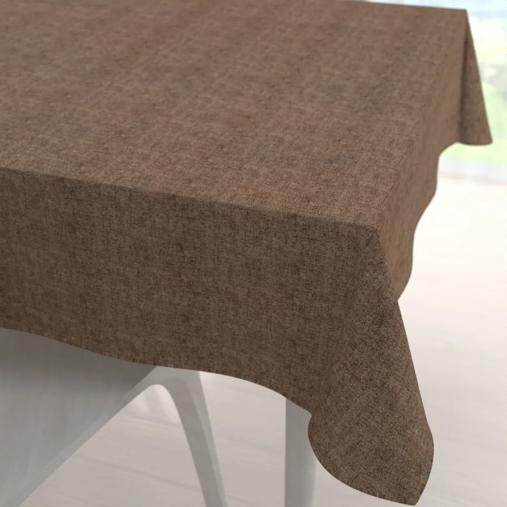 Biante Dekoračný štvorcový obrus PML-120 Hnedá režná 120x120 cm