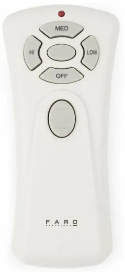 FARO 33370DC - Stropný ventilátor LANTAU hnedá/matný chróm pr. 132 cm + DO