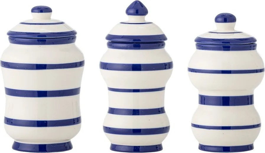 Keramické dózy v súprave 3 ks na potraviny Maynard – Bloomingville