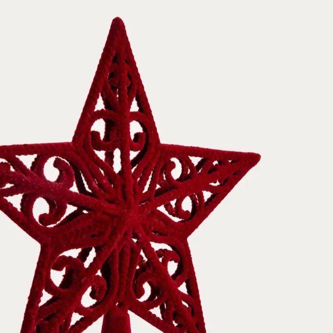 Vianočná dekorácia BURGUNDY CHARM hviezda 754517