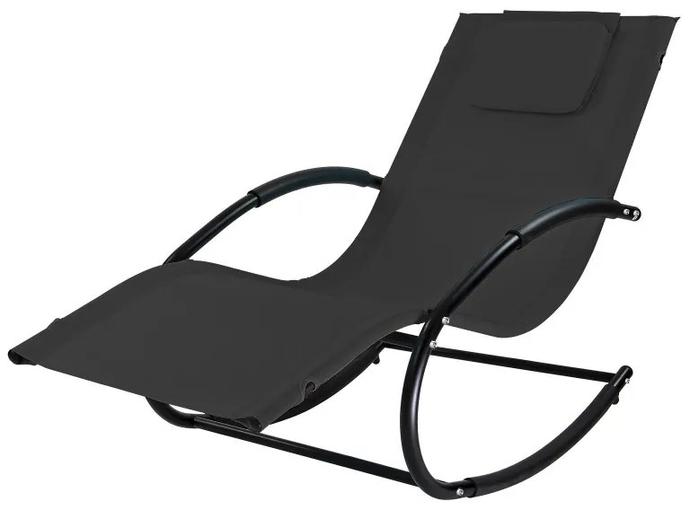 DEMA Relaxačné hojdacie lehátko Swing, antracit