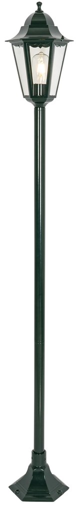 Klasické stojace vonkajšie svietidlo tmavozelené 170 cm IP44 - New Orleans