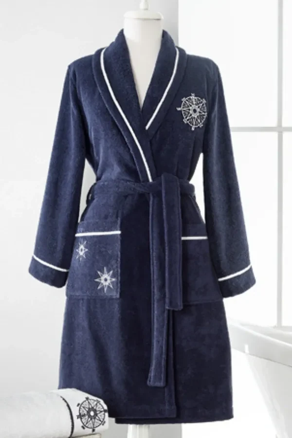Soft Cotton Dámsky krátky župan MARINE LADY