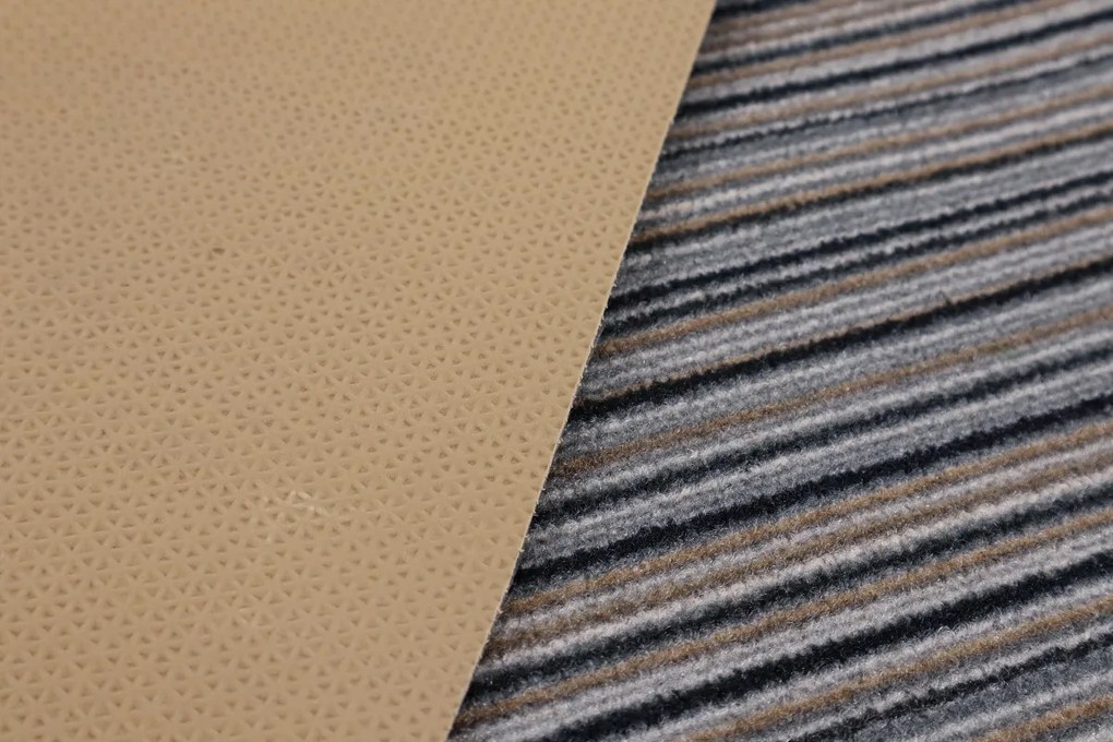 Associated Weavers, Protišmykový behúň na mieru Carnaby 97, šíre 80 cm, šedá, chodba / predsieň