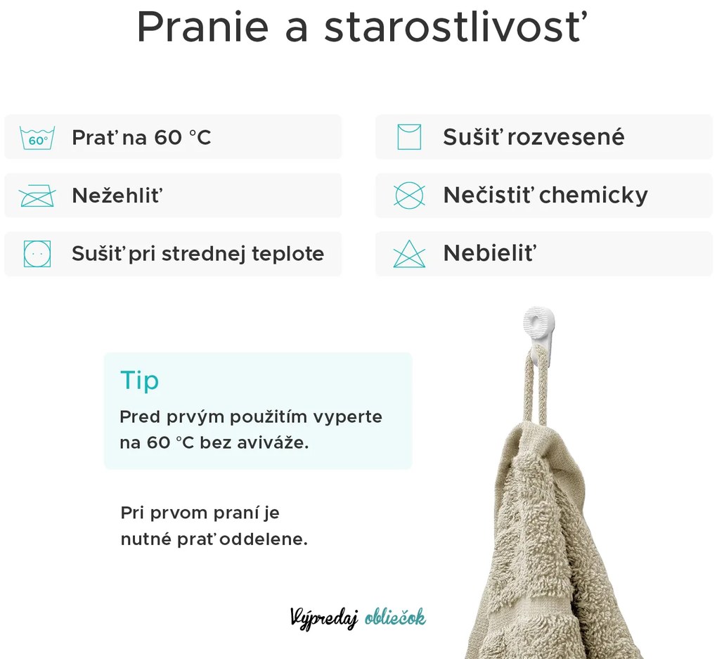 Osuška Comfort Maxi 100x200 cm krémová, 100% bavlna