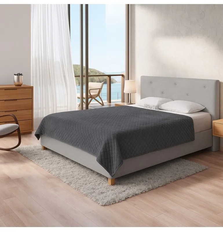 Posteľ čalúnená PULSAR 180x200 cm s úložným priestorom