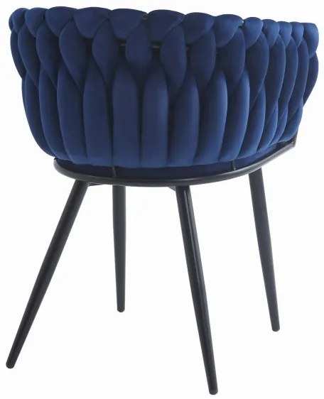 Set dvoch jedálenských stoličiek ORION zamatové granátové (2ks)