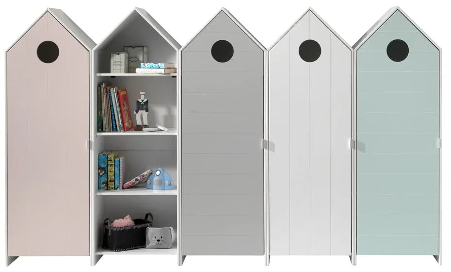 Otvorená detská šatníková skriňa 228x171,5 cm CASAMI – Vipack