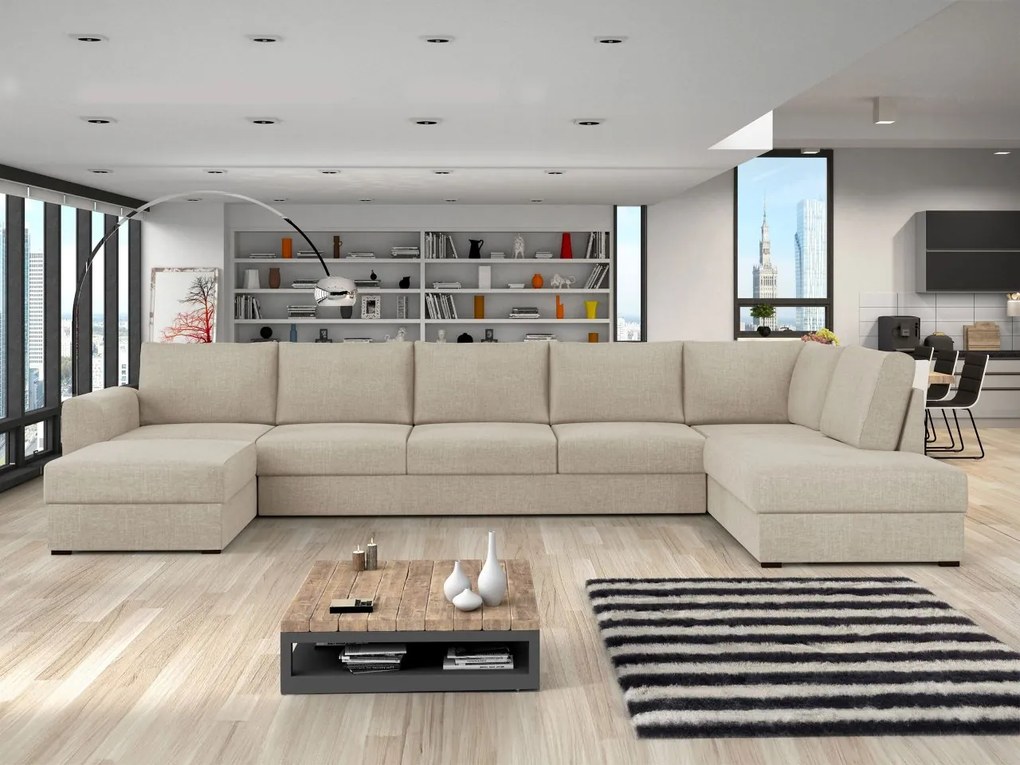 Rohová sedačka Astana Large Premium, Dostupné poťahy: Maya 03, Strana: Pravá - U