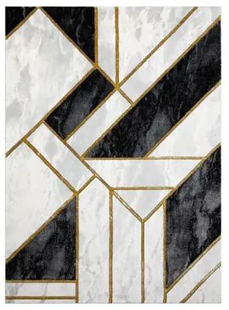 Koberec EMERALD exkluzívny/glamour čierny/zlatý Veľkosť: 180x270cm