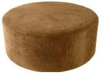 Taburet POUF GLAM XL hnědý Present time LM1803