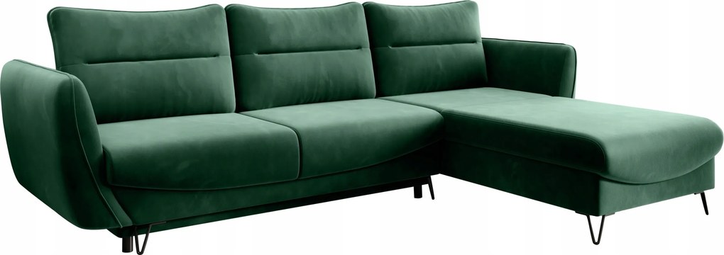 Rohová sedačka Scottie 35 (tmavozelená) (p)