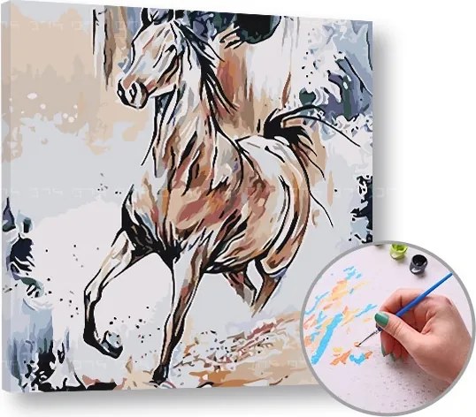 Maľovanie podľa čísel KONE – stredná náročnosť