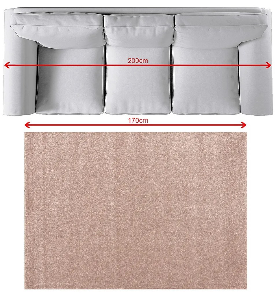 Koberec Sevilla dusty rose 120x170cm