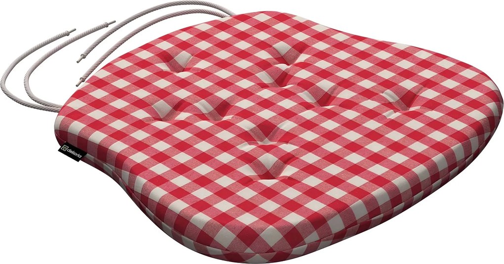 Sedák Filip farba produktu červená látka vzorované