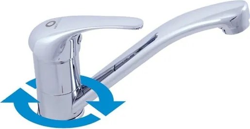 RAV SLEZÁK Sázava umývadlová batéria s otočným ramienkom chróm SA315.5