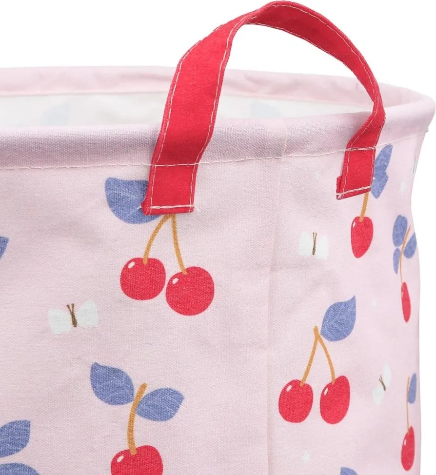 Úložný kôš na hračky čerešne o 40 cm