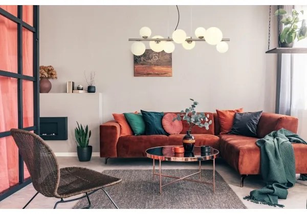 Globo 56140-9H - LED Luster na lanku RIHA 9xG9/3W/230V chróm