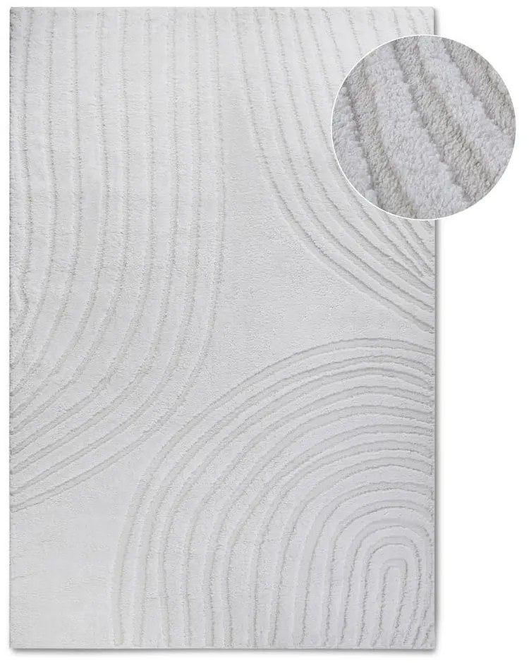 Krémovobiely koberec 120x170 cm Pigment Cream White – Elle Decoration