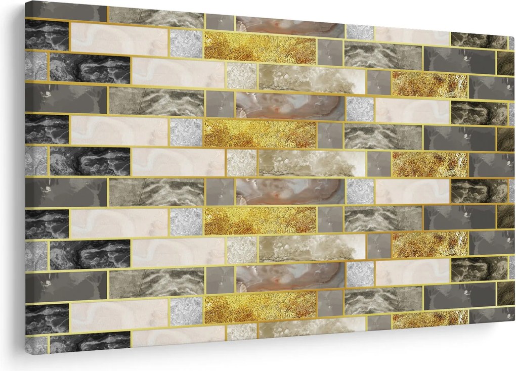 Obraz - Dekor s textúrami (90x60 cm)