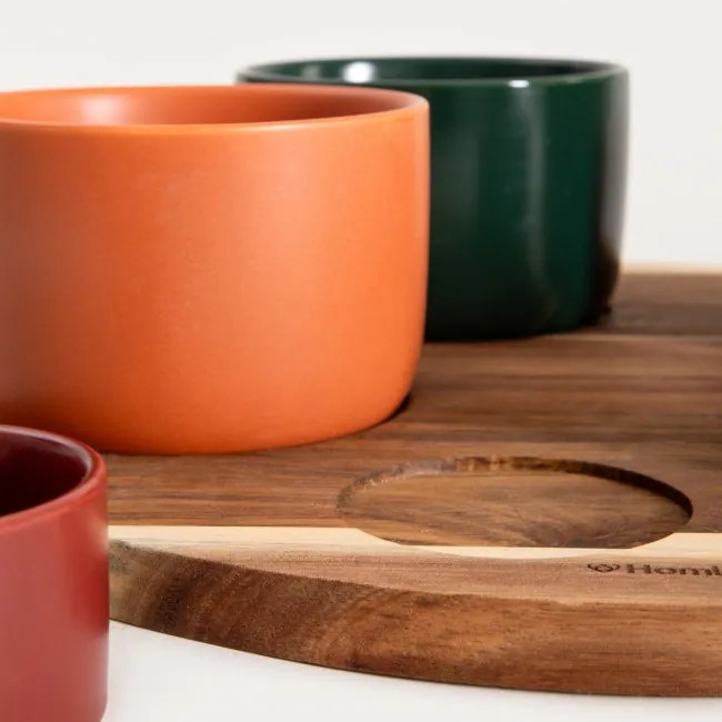 Sada servírovacích misiek YIFAN s podnosom 757341