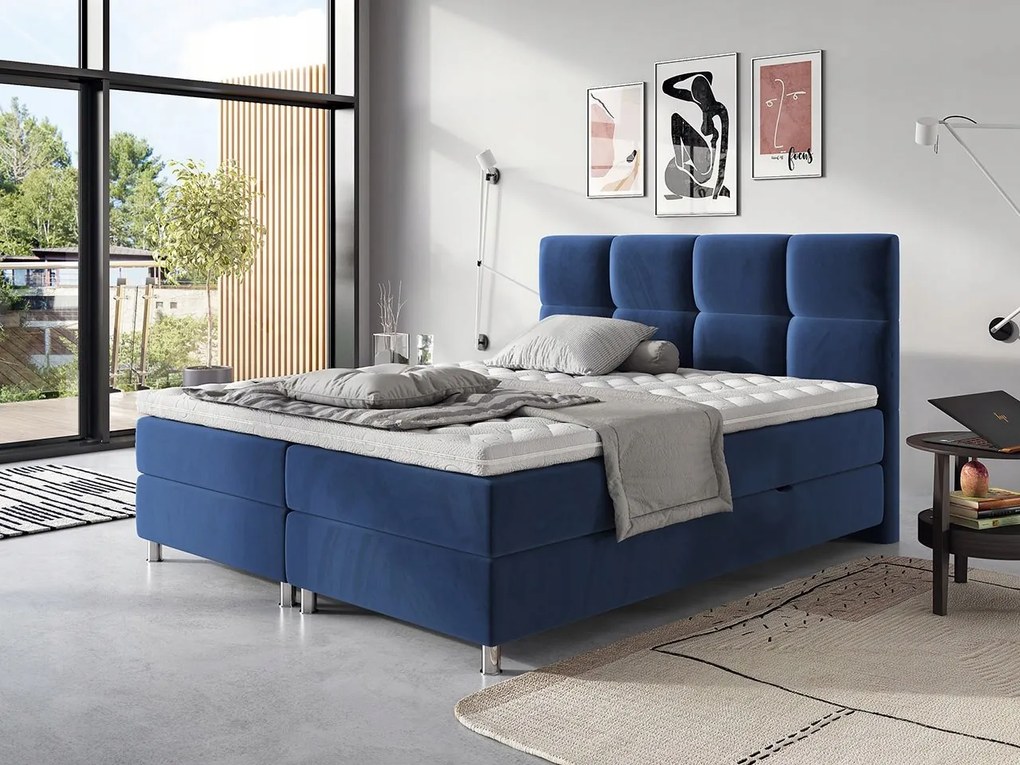 Manželská posteľ Boxspring 140 cm Amarydia (fresh 11)