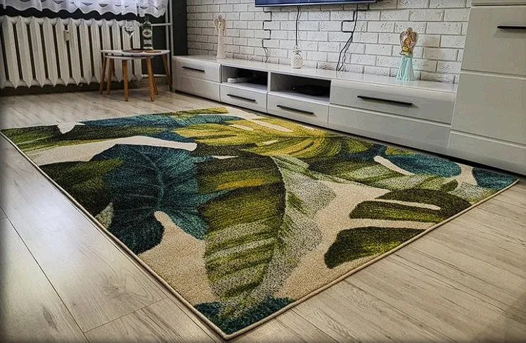 Koberec Green Garden 747 s motívom listov – viacfarebný Rozmer: 140x190 cm
