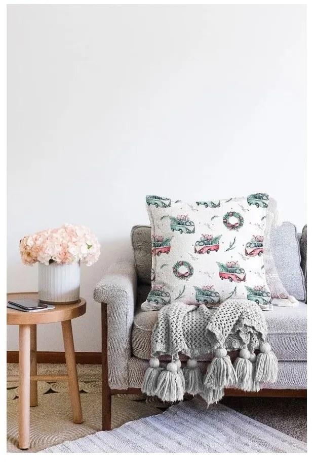 Obliečka na vankúš s vianočným motívom 43x43 cm – Mila Home