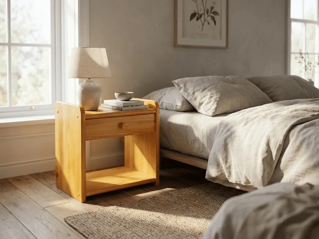 Nočný stolík Ilona, jelša