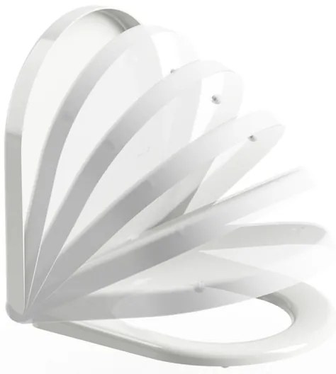 Ravak X01549 - WC sedátko SoftClose UNI CHROME biela