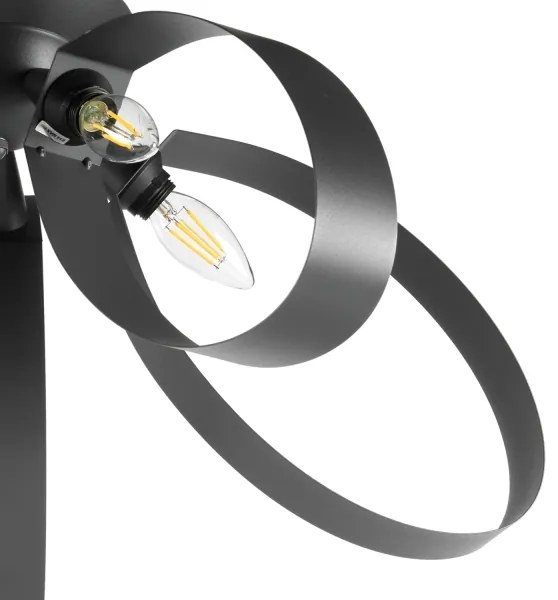 ONLI - Stropné svietidlo SERENA 5xE14/6W/230V čierna